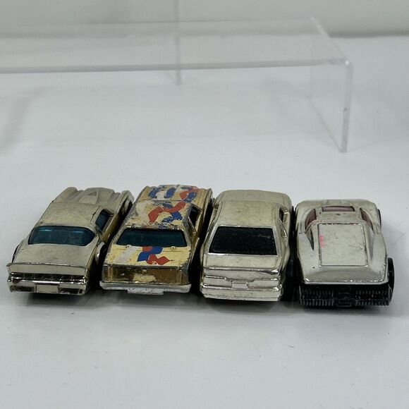 Vtg Hot Wheels Gold Low Down Monte Carlo Stocker Chrome Silver Bullet Blackwall - Picture 7 of 9